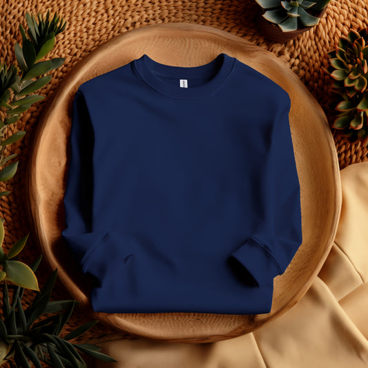 Long Blue Sweatshirt