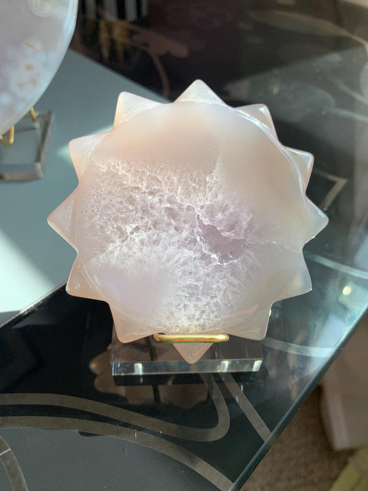 Druzy Agate Sun